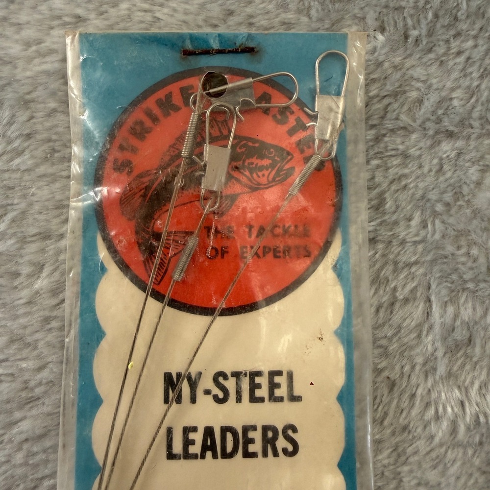 Vintage Fishing Hook Lot Snelled Leaders Strike Master Durapak Kalin NOS - Picture 5 of 8